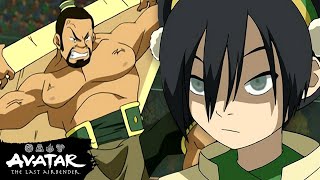 Toph's First Fight As The Blind Bandit ⛰ Full Scene | Avatar: The Last Airbender
