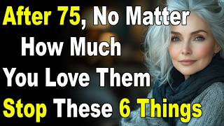 Once You Turn 75, No Matter How Much You Love Them, Stop These 6 Things Immediately