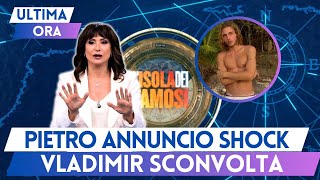 ISOLA DEI FAMOSI: Pietro Fanelli Shock non ce l'ha fatta Vladimir e Fan Sconvolti!!