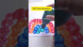 DIY Dot Markers/ Homemade Dot Markers/ Mess Free Painting Tool