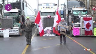 Canadian truckers protest over COVID-19 vaccine mandate