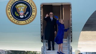 Former President Biden departs from US Capitol