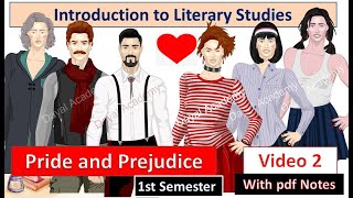 1st Sem Introduction to Literary Studies | Unit-1 Pride and Prejudice Video 2