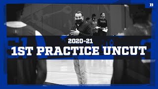 2020-21 Duke Basketball 1st Practice Uncut