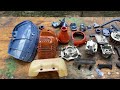 restoration old engine lawn mower restore engine honda gx35