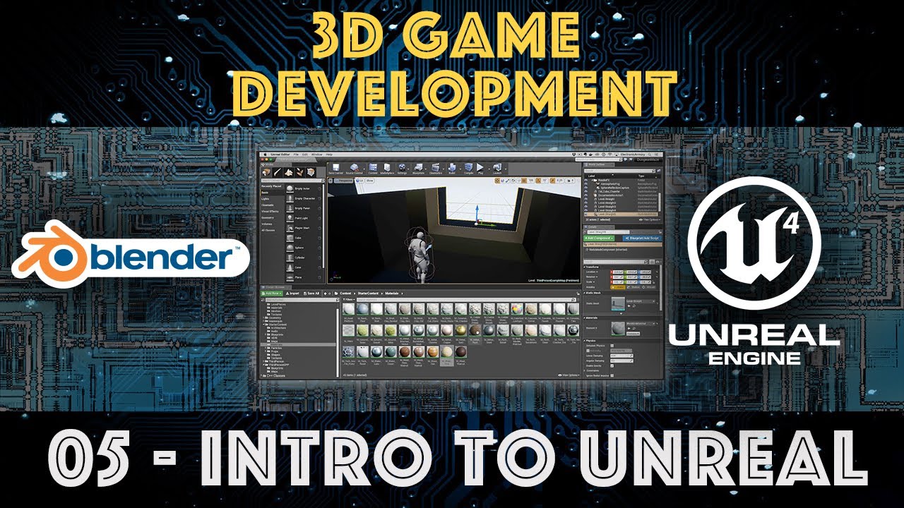 3D Game Development - Intro To Unreal Engine 4 - 05 - YouTube