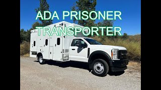 ADA PRISONER TRANSPORTER - TRIVAN TRUCK BODY