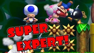Super Mario Maker 2 🔧 Multiplayer Co-op Online Super Expert