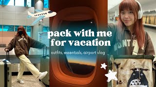 Pack with me for Taiwan ✈️🎧: outfit inspo, dying hair, organizing, airport vlog