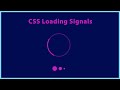 Pure CSS loader and spinner Animation | HTML And CSS Tutorial (Full HD)