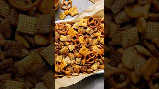 Spicy Texas Trash Chex Mix #snacksrecipe