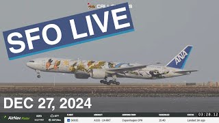 SFO LIVE | KSFO | SAN FRANCISCO INTERNATIONAL AIRPORT LIVE PLANES  SPOTTING WEBCAM