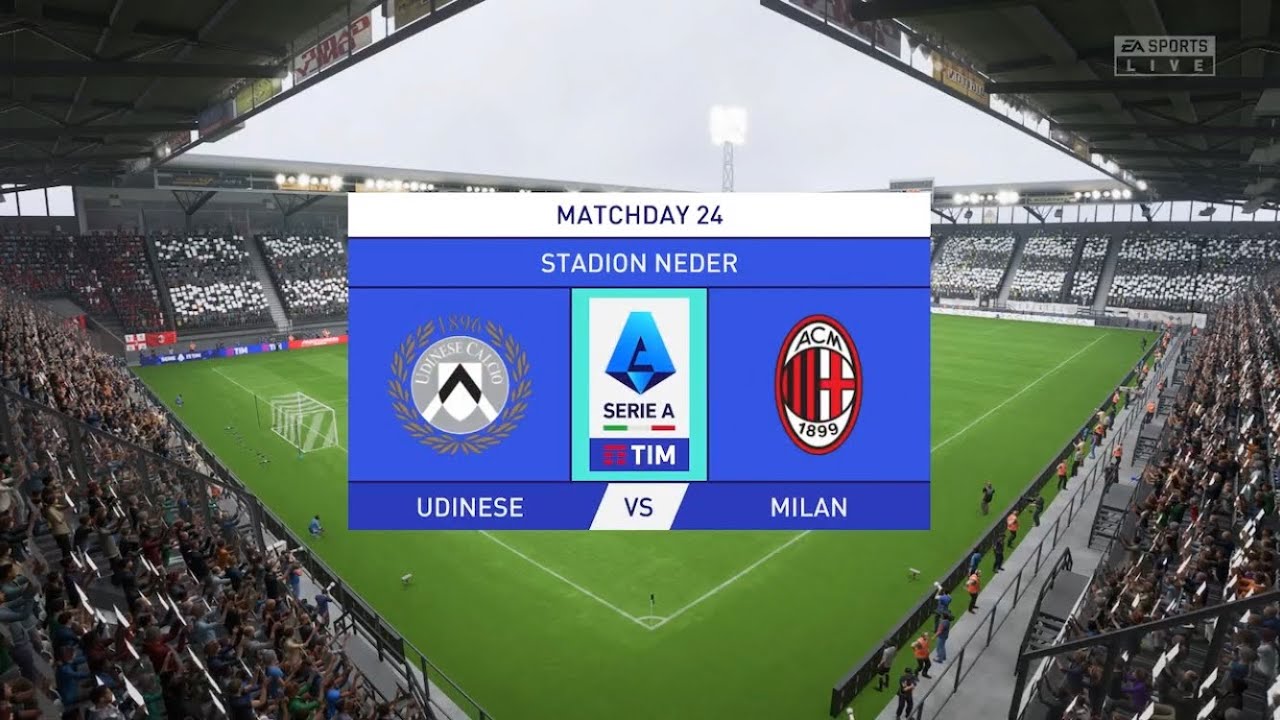 FIFA 23 UDINESE VS AC MILAN SERIE A PREDICTION - YouTube