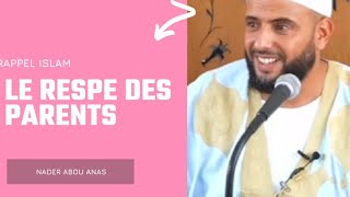 Rappel islam envers nos parents