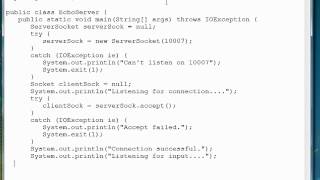 09 03 Socket Server Programming