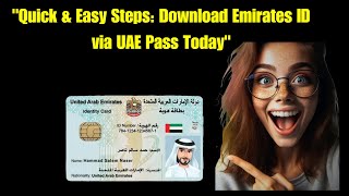 How to download emirates id from uae pass App | How to download visa copy from uae pass app
