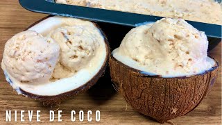 HELADO DE COCO FÁCIL CON POCOS INGREDIENTES | POSTRES CON IXCHEL