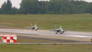 Royal Canadian Air Force CF-18 Take Off at Joint Base Elmendorf-Richardson