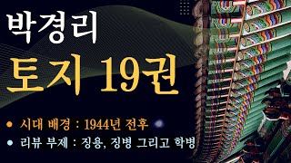 박경리 대하소설 토지 19권