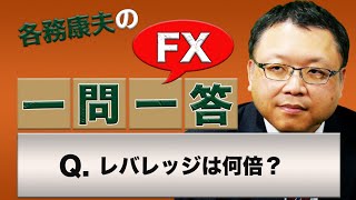 【FX】レバレッジは何倍？