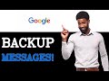 How To Backup Google Chat Messages Quick Tutorial (2025)