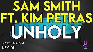 Sam Smith ft. Kim Petras - Unholy - Karaoke Instrumental