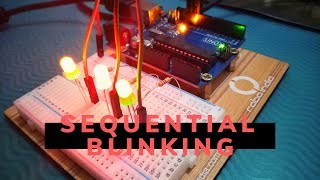 Arduino LED Sequential Control Tutorial - Beginner Project