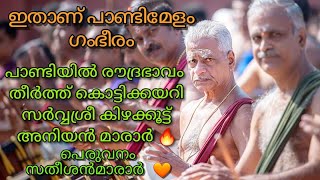 ഇതാണ് പാണ്ടിമേളം🔥 പ്രമാണം സർവ്വശ്രീ കിഴക്കൂട്ട് അനിയൻ മാരാർ🔥 പെരുവനം സതീശൻ മാരാർ  🧡#viralvideo