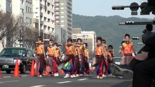 華鹿　第8回京都さくらよさこい　御池通り東会場　2012年4月8日日