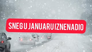 SNEG U JANUARU IZNENADIO! Obilne snežne padavine tokom noći, putevi blokirani