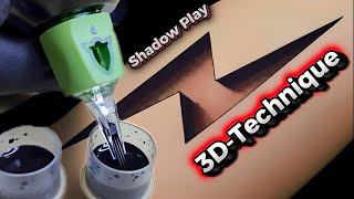 3D Tattoo Mastery: Whip Shading Secrets for Smooth Gradients