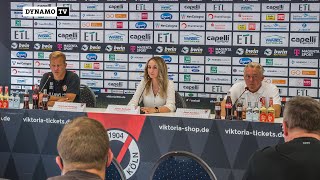 4. Spieltag | VIK - SGD | Pressekonferenz nach dem Spiel