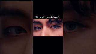 Uff his majestic eyes #taehyung #bts #taehyungedit