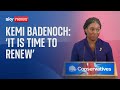 Kemi Badenoch wins close Tory leadership race