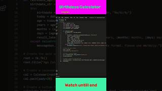 Python Code to Calculate Days, Years, Months, Seconds python tutorial #shorts #trending
