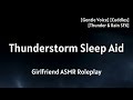 Thunderstorm Sleep Aid [F4A] [Gentle Voice] [Rain SFX] [ASMR] [Cuddles] [Girlfriend Audio Roleplay]
