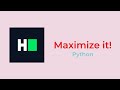 Maximize it! || HackerRank solution in Python.