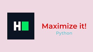 Maximize it! || HackerRank solution in Python.