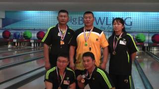 Mongolian Police bowling team. Khan uul kheltes.