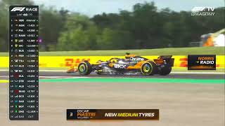 Lando Norris ordered to give Oscar Piastri back his place | Hungaroring 2024