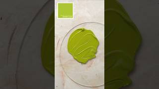 Easy tutorial on how to create green pantone shade #shorts