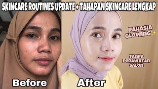 SKINCARE ROUTINES UNTUK MENCERAHKAN WAJAH \u0026 BIKIN GLOWING + GIVEAWAY!!