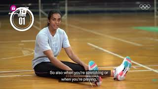 P.V. Sindhu's Fitness Tips for #OlympicDay: Let's Move Together for a Healthier Lifestyle!