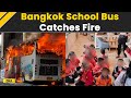 Thailand: School Bus With 44 Students Catches Fire Outside Bangkok, Over 25 Feared Dead