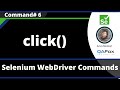 click() Command - Selenium WebDriver