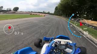 0-100 km/h Kart KZ 125 a marce - GoPro OnBoard