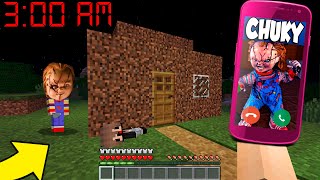 QUIEN LLAMO A BEBE NOOBSI A LAS 3 AM ¿CHUKY EL MUÑECO?😱😭 - MINECRAFT TROLL + ROLEPLAY