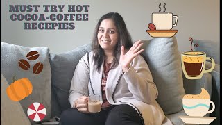 Must Try Flavored Seasonal Hot Beverage Recipes | Starbucks Flavors || Dhrushya Vlogs