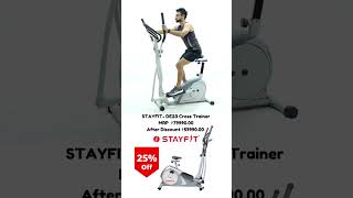 25% off on STAYFIT- DE23 Cross Trainer |  Workout for healthy Heart | Cardio Exercises #walkintoday