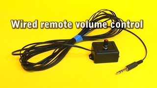 Wired remote volume control